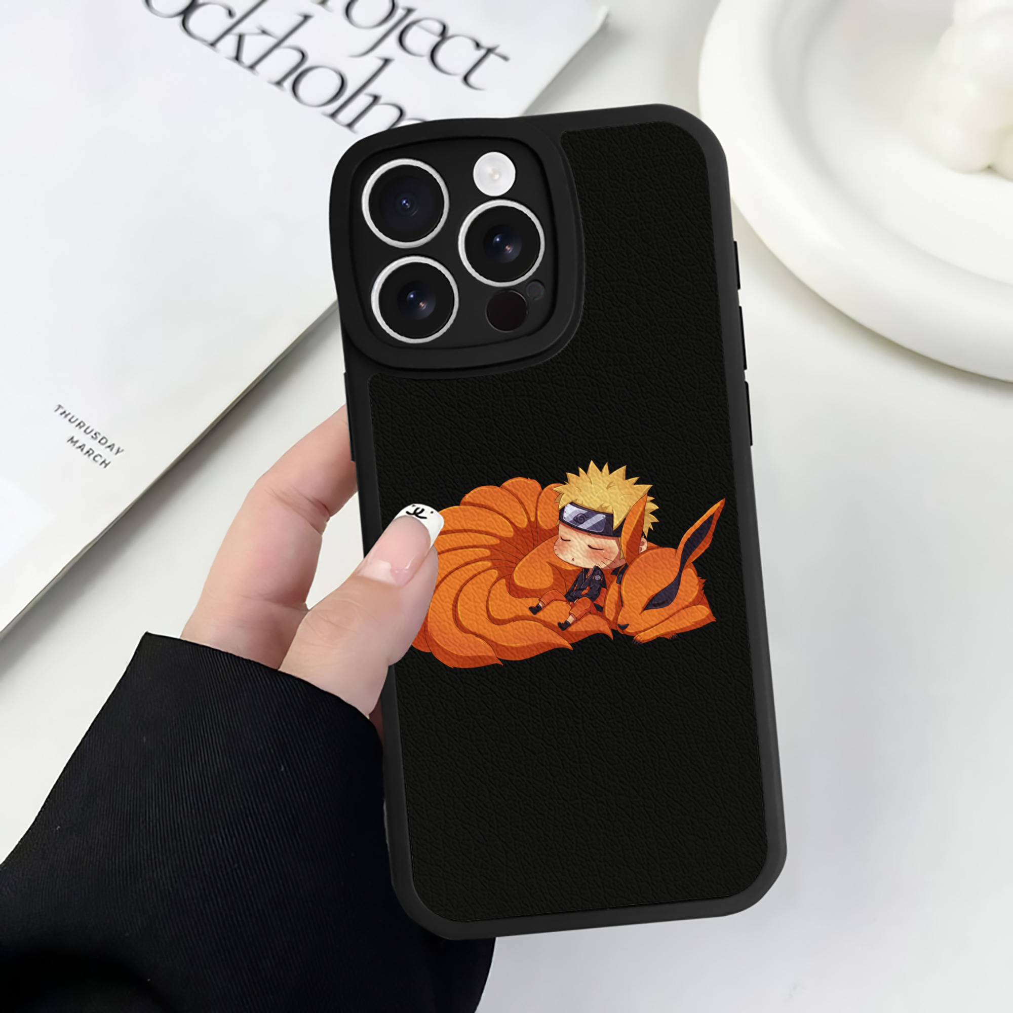 （画像用） NARUTO -ナルト- うずまき ナルト Uzumaki Naruto 【iPhone 16シリーズ対応】シリコンスマホケース（レザー調） 材質：シリコン